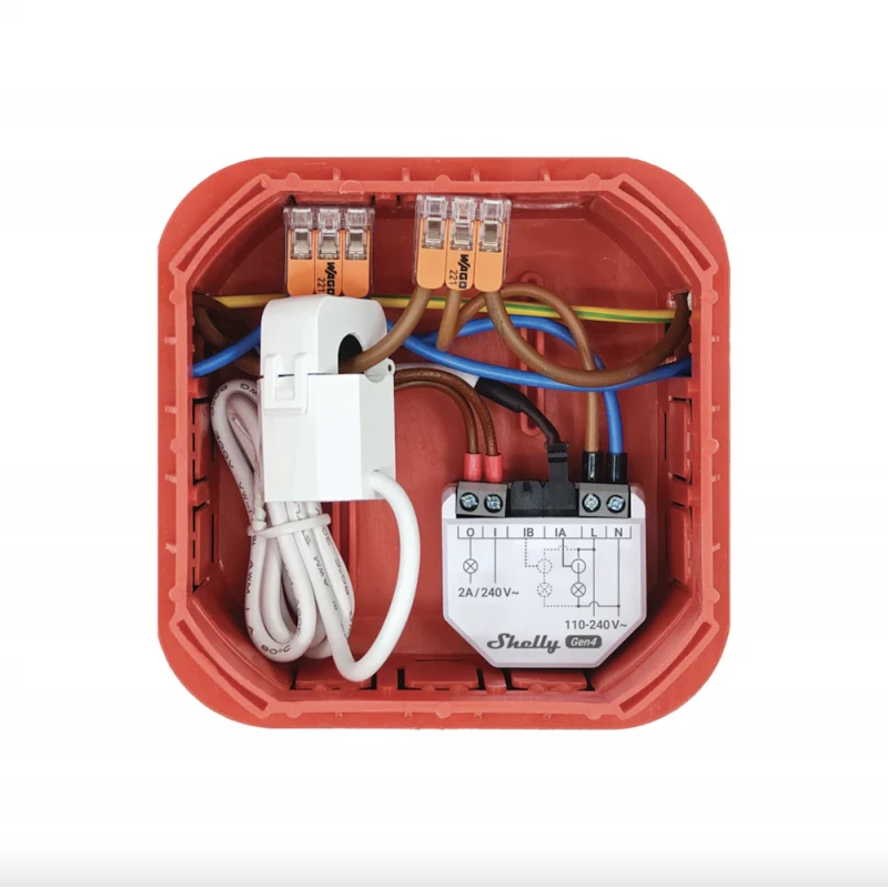 Shelly EM GEN4 - Energy meter with Wi-Fi 6, Bluetooth, Zigbee, Matter + dry contact output