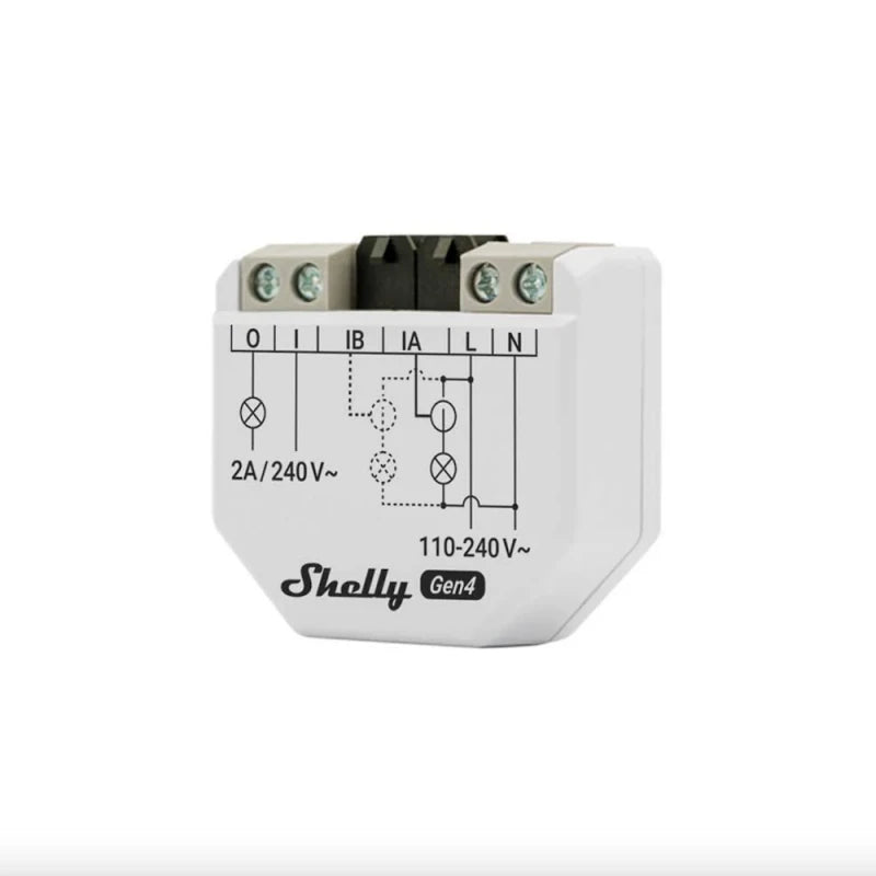 Shelly EM GEN4 - Energy meter with Wi-Fi 6, Bluetooth, Zigbee, Matter + dry contact output