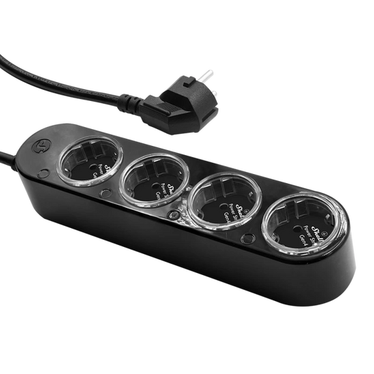 Shelly - Matter, Zigbee, WIFI Power Strip Gen4 Black SHELLYPOWERSTRIP4B