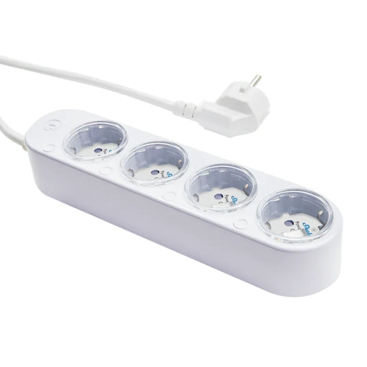 Shelly - Matter, Zigbee, Πολύπριζο WIFI Gen4 Λευκό SHELLYPOWERSTRIP4W