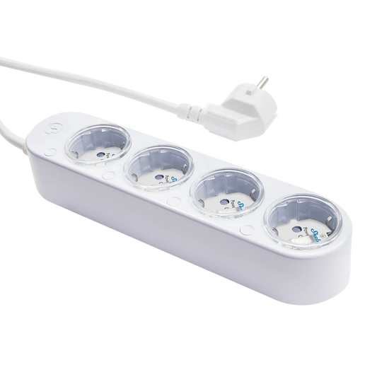 Shelly - Matter, Zigbee, WIFI Power Strip Gen4 White SHELLYPOWERSTRIP4W