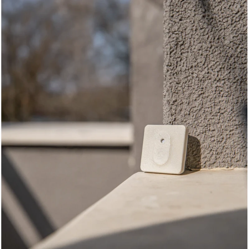 Shelly - Outdoor Zigbee or Bluetooth IP54 temperature and humidity sensor ivory Shelly BLU H&T ZB