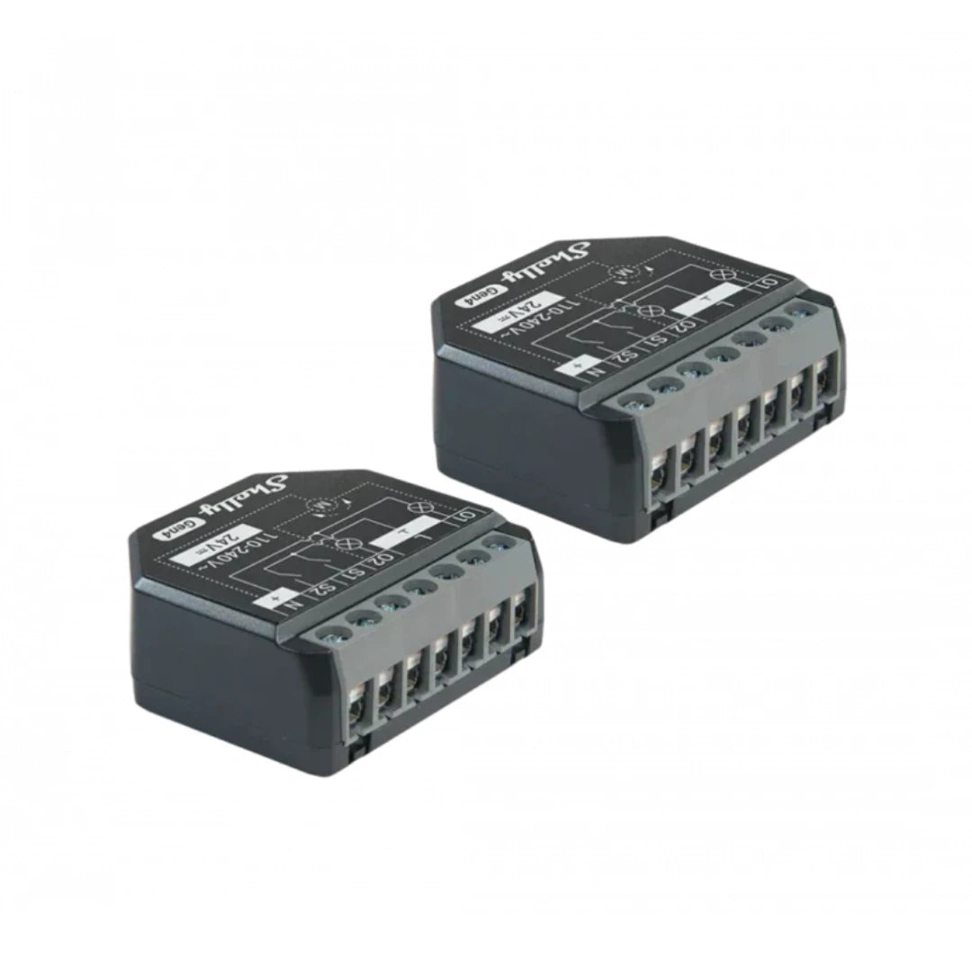 Shelly - 2x Dual Wifi Switch Module, Zigbee, Matter Shelly 2PM Gen4