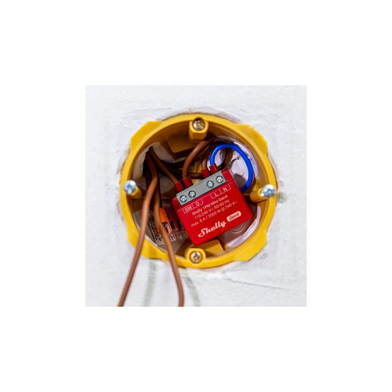 Shelly - 2x Wifi, Zigbee, Matter Module Shelly1PM Mini Gen4