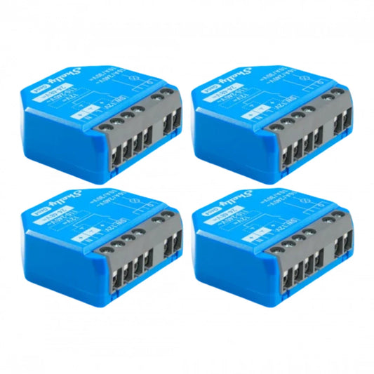 Shelly - 4x Wifi, Zigbee, Matter switch module Shelly 1 GEN4