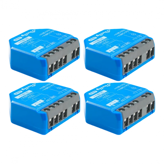 Shelly - 4x Wifi, Zigbee, Matter switch module Shelly 1 GEN4
