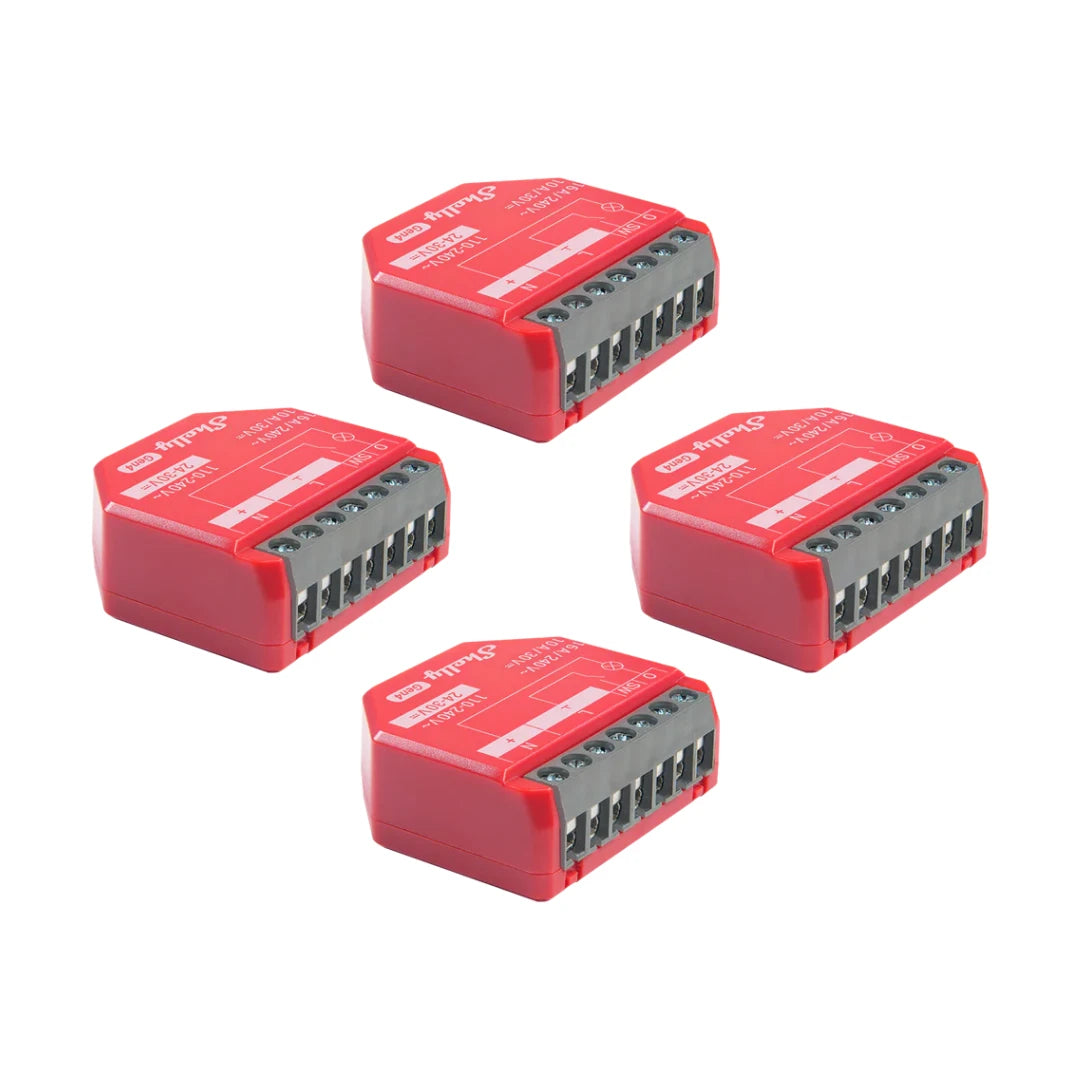 Shelly - 4x WIFI, Zigbee, Matter switch module Shelly 1PM GEN4