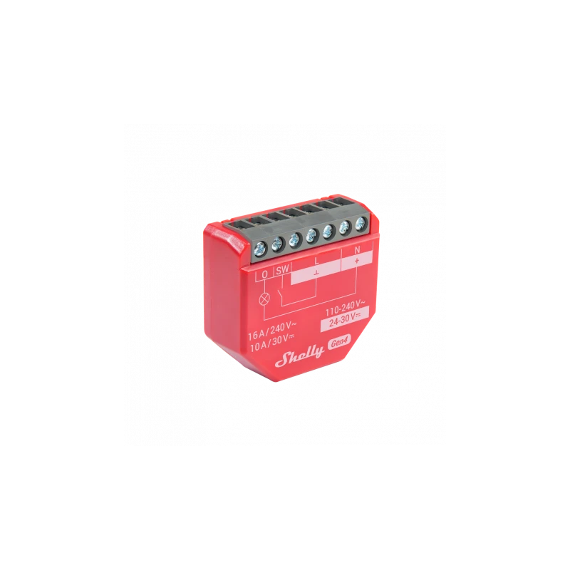 Shelly - 4x WIFI, Zigbee, Matter switch module Shelly 1PM GEN4
