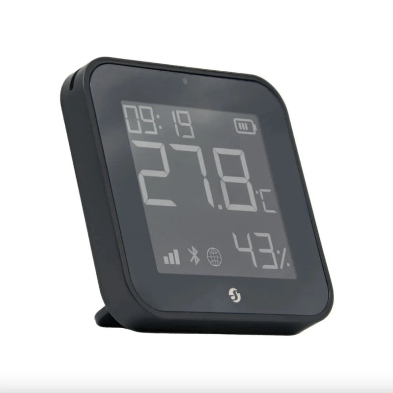 Shelly - Zigbee and Bluetooth Temperature and humidity sensor Black Shelly BLU H&T Display ZB