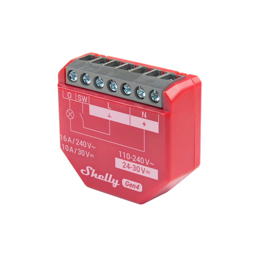 Shelly - Wifi, Zigbee, Matter switch module with power meter Shelly 1 PM Gen4