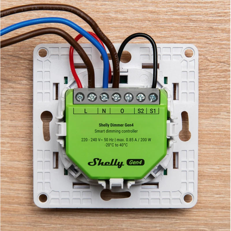 Shelly - Wi-Fi, Zigbee & Matter Dimmer Module - SHELLYDIMMERGEN4