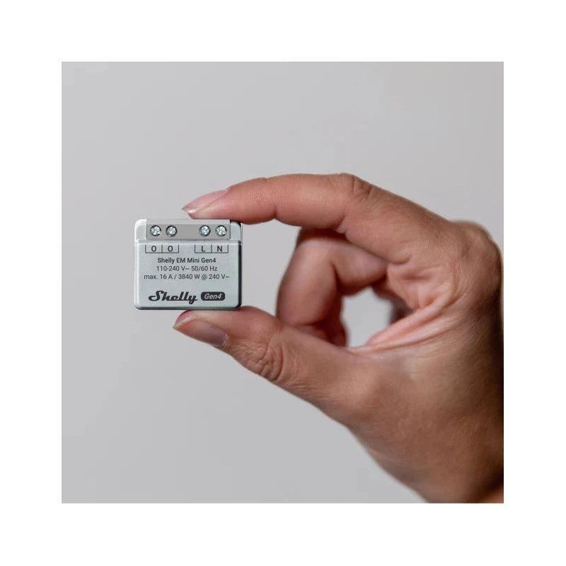 Shelly - Wifi, Zigbee, Matter Energy Meter Shelly EM Mini Gen4