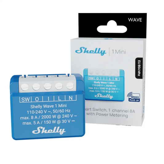 Shelly - Z-Wave+ 800 Long Range dry contact micromodule