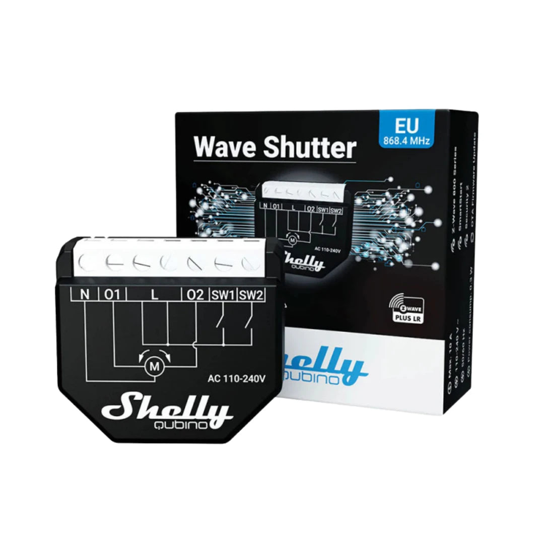 Shelly - Z-Wave 800 Long Range Roller Shutter Module – Smart Home