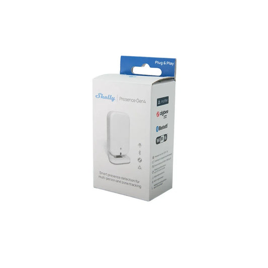 Shelly Presence Gen 4 - Zigbee, Wi-Fi, Matter and Bluetooth GEN4 presence sensor, white