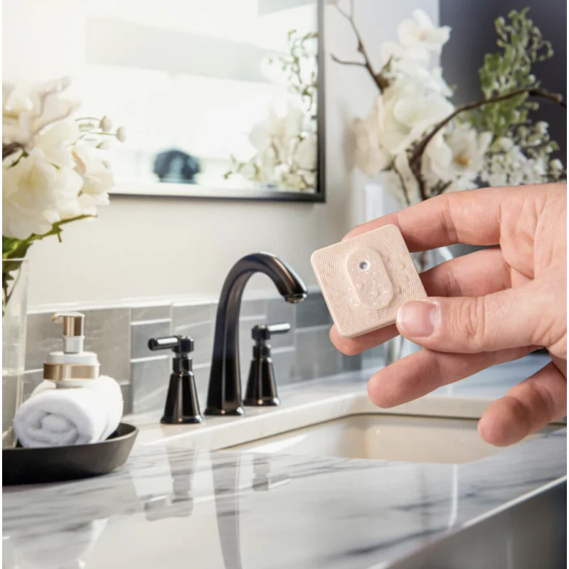 Shelly - Zigbee/Bluetooth IP54 Mocha temperature and humidity sensor Shelly BLU H&T ZB