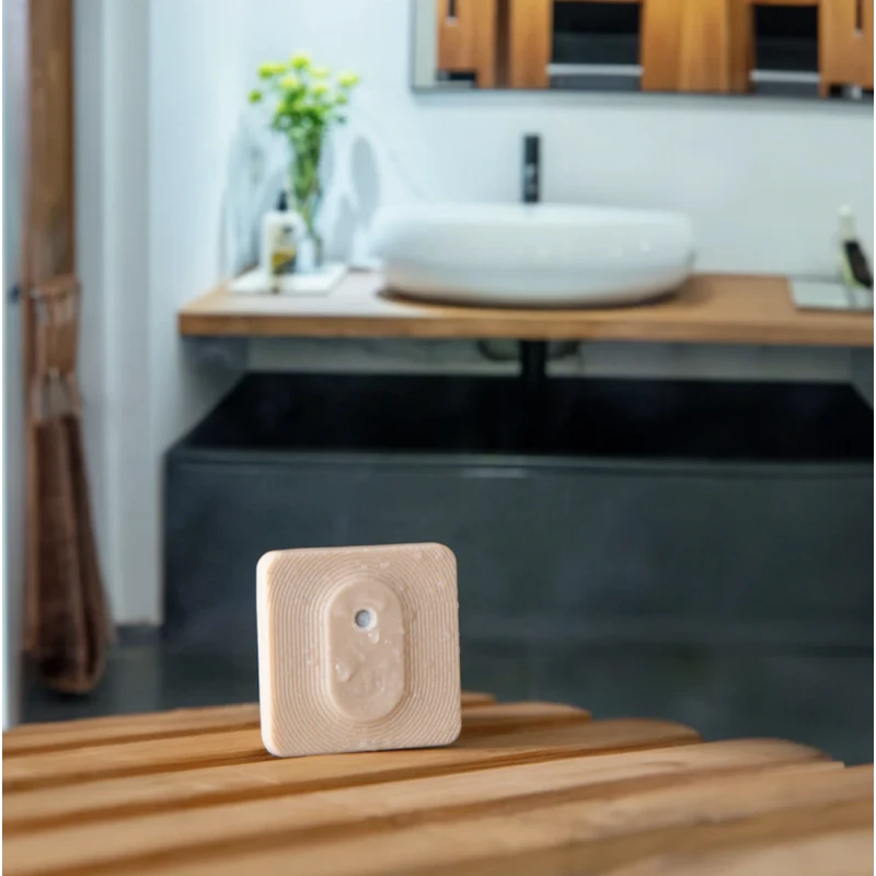 Shelly - Zigbee/Bluetooth IP54 Mocha temperature and humidity sensor Shelly BLU H&T ZB