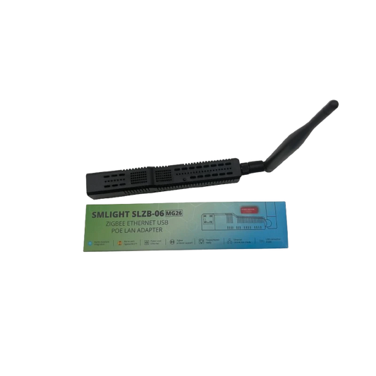Smlight - Dongle USB Ethernet POE Zigbee 3.0 EFR32MG26 SLZB-06MG26