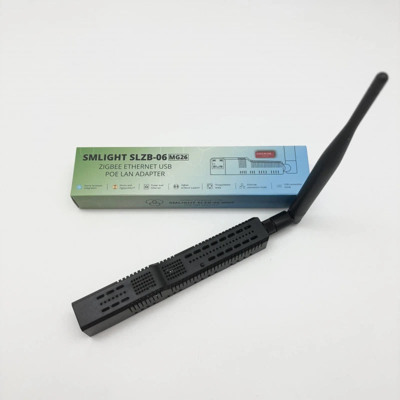 Smlight - Dongle USB Ethernet POE Zigbee 3.0 EFR32MG26 SLZB-06MG26