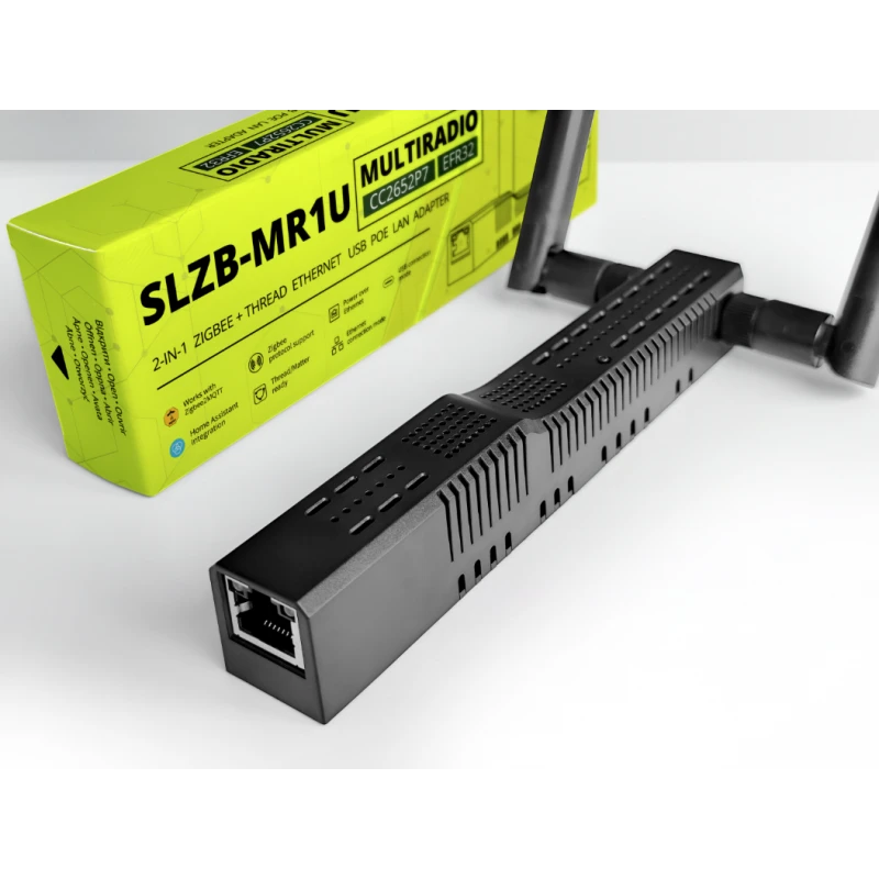 Smlight - Zigbee and Matter Thread USB Ethernet POE Adapter SLZB-MR1U
