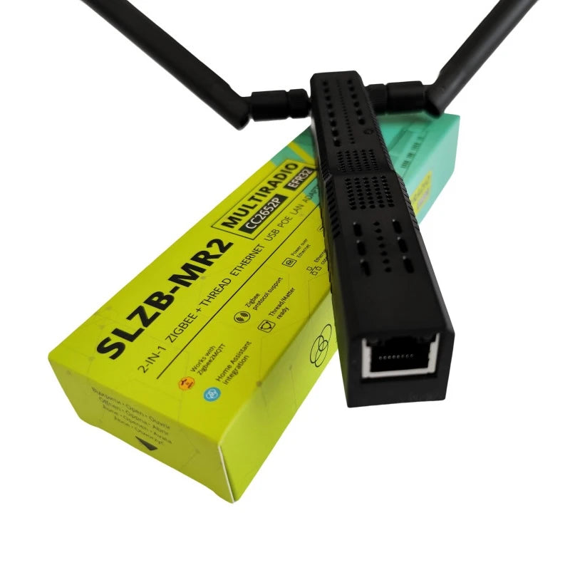 Smlight - USB Ethernet POE Zigbee and Thread Adapter SLZB-MR2