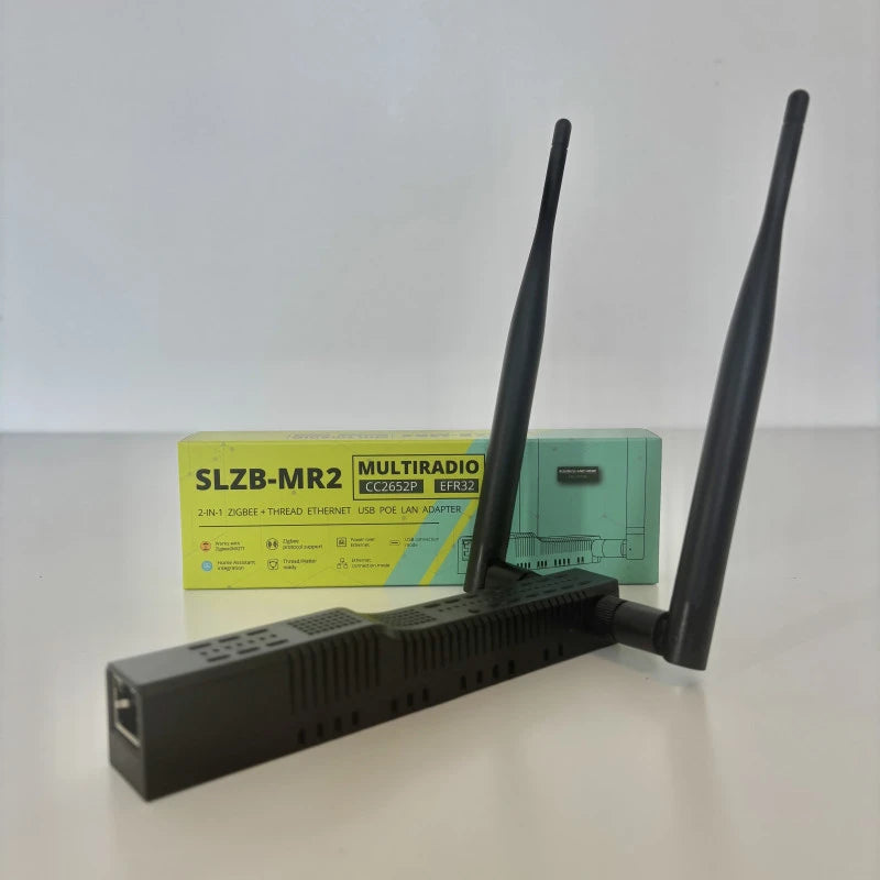 Smlight - USB Ethernet POE Zigbee and Thread Adapter SLZB-MR2