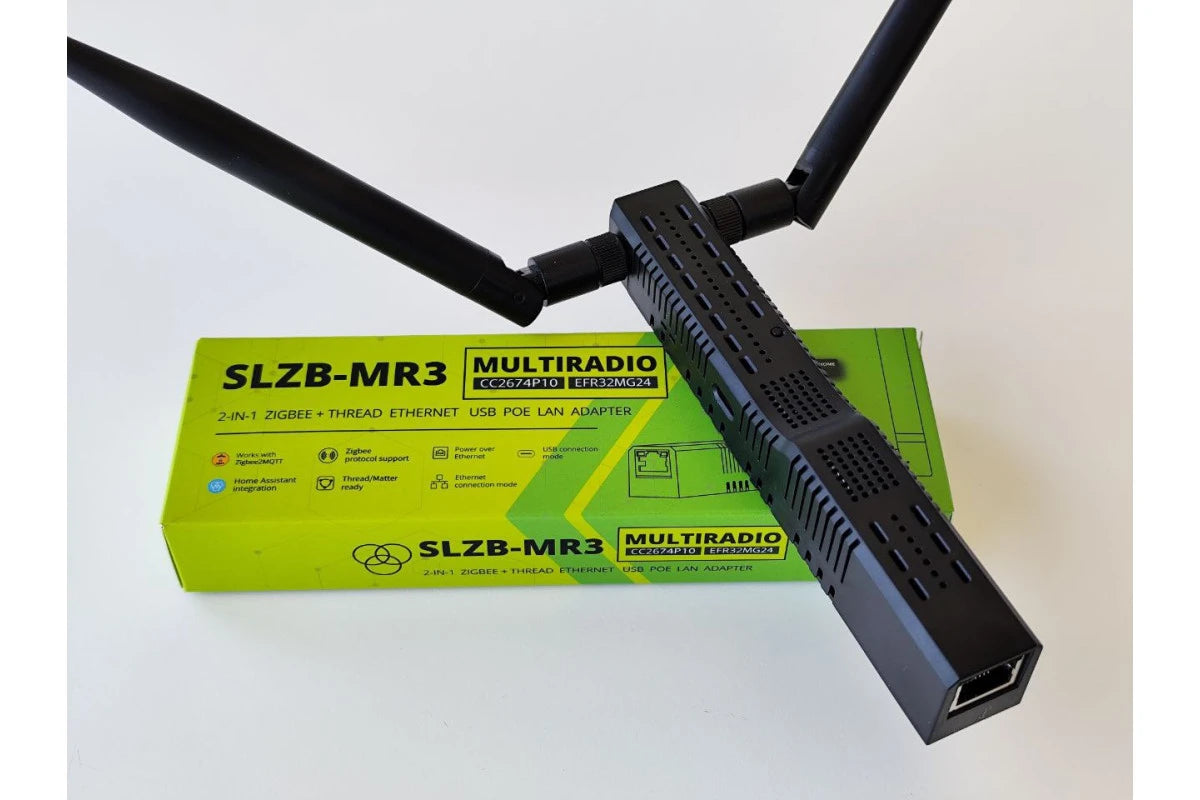 Smlight - Zigbee and Matter Thread USB Ethernet POE Adapter SLZB-MR3