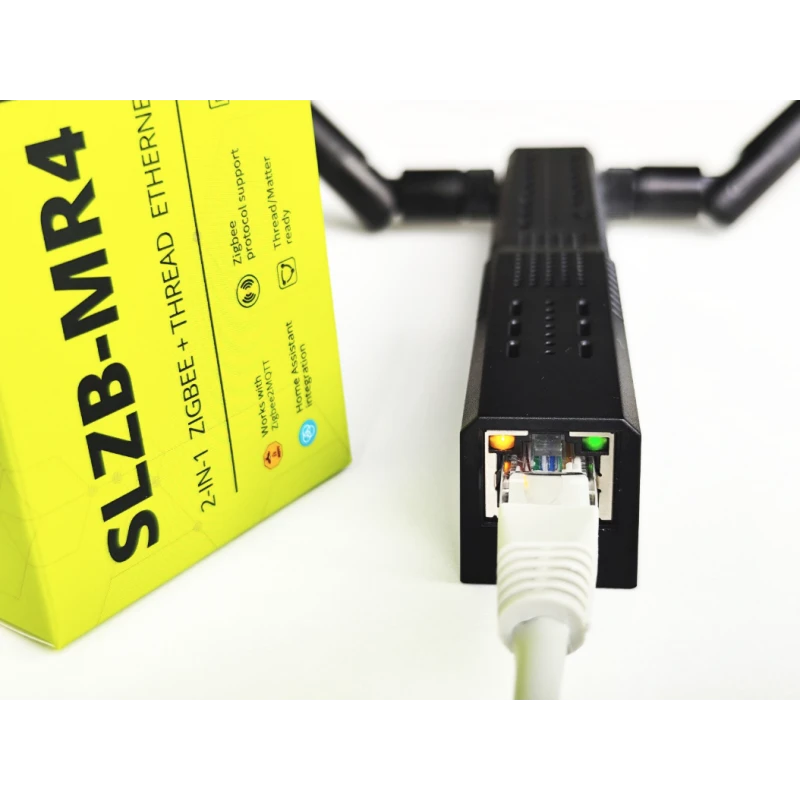 Smlight - Zigbee and Matter Thread USB Ethernet POE Adapter SLZB-MR4
