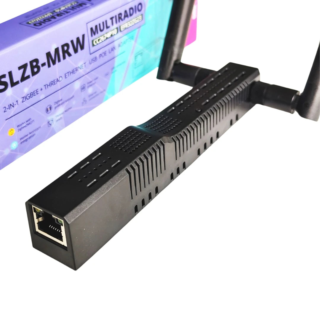 Smlight - Zigbee or Thread + Z-Wave USB Ethernet POE adapter SLZB-MRW10U