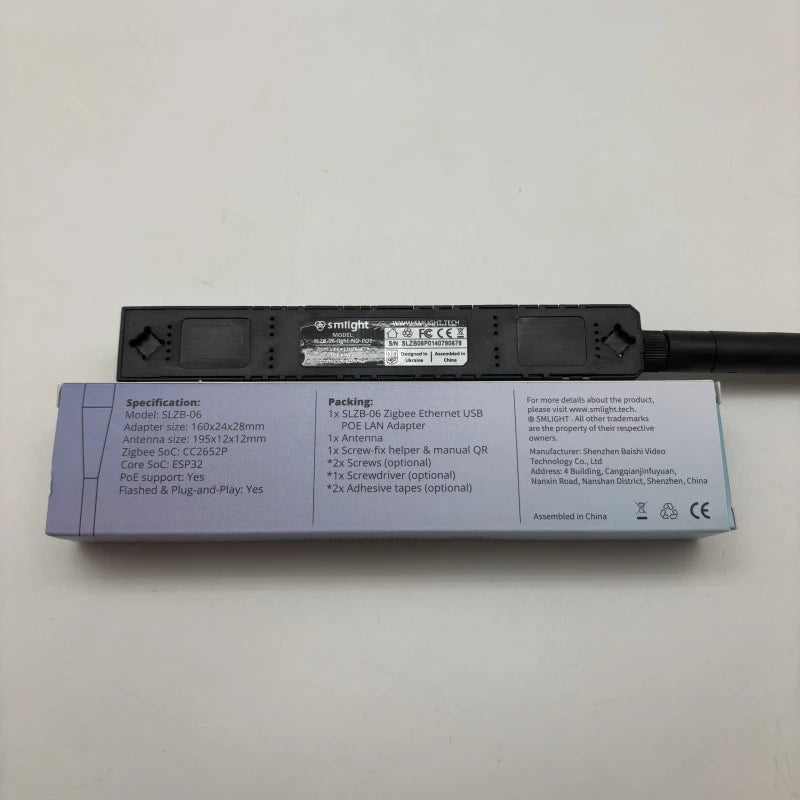 Smlight - Zigbee 3.0 USB Ethernet Adapter CC2652P (NO POE version)