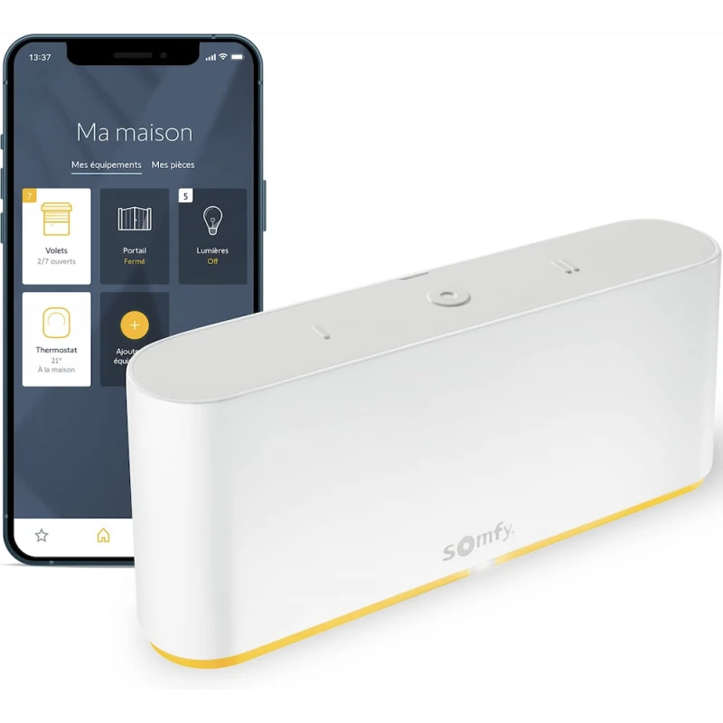 Somfy - Zigbee RTS- ja IO-älykeskus Somfy Tahoma Switch
