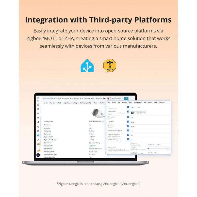 Sonoff - 16A Zigbee Plug with Power meter S60ZBTPF
