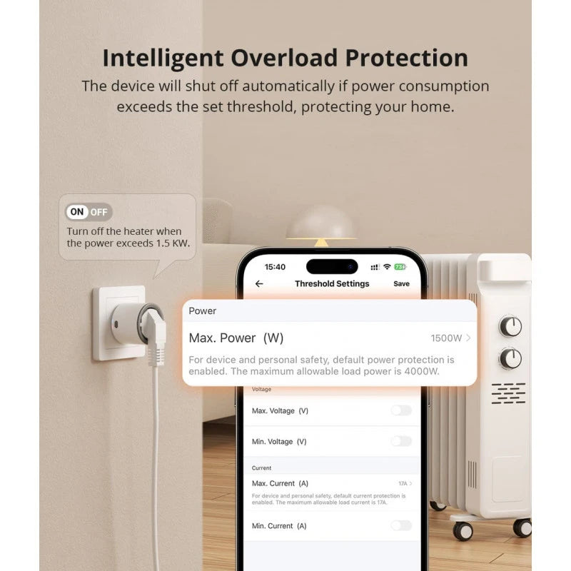 Sonoff - 16A Zigbee Plug with Power meter S60ZBTPF