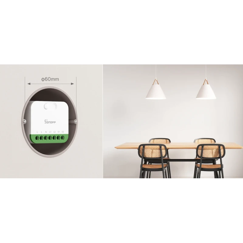 Sonoff - 2-channel Matter Over Wifi switch module MINI-2GS