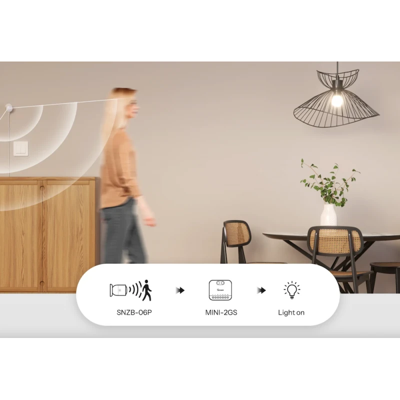 Sonoff - 2-channel Matter Over Wifi switch module MINI-2GS
