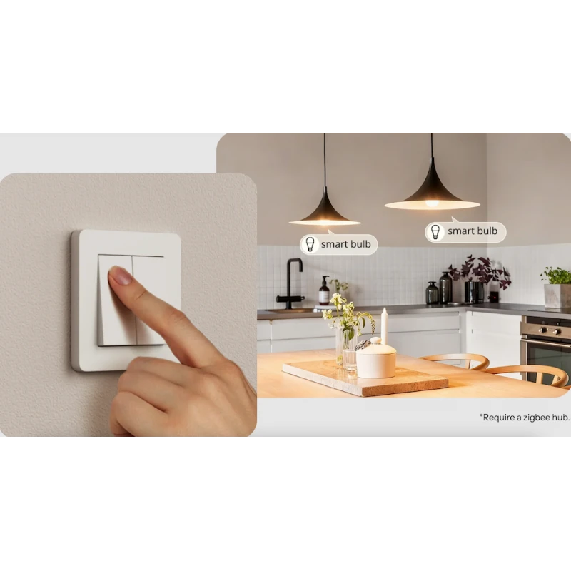 Sonoff - 2-channel Zigbee switch + MINI DUO signal amplifier MINI-ZB2GS