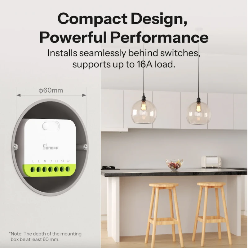 Sonoff - 2-channel Zigbee switch + MINI DUO signal amplifier MINI-ZB2GS