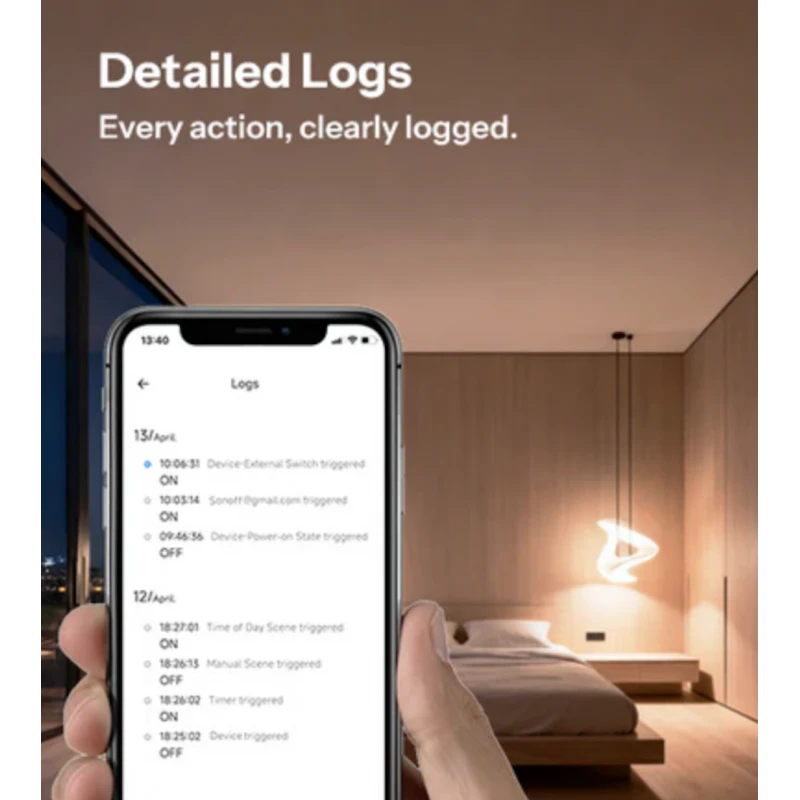 Sonoff - 2-channel Zigbee switch without neutral MINI DUO-L