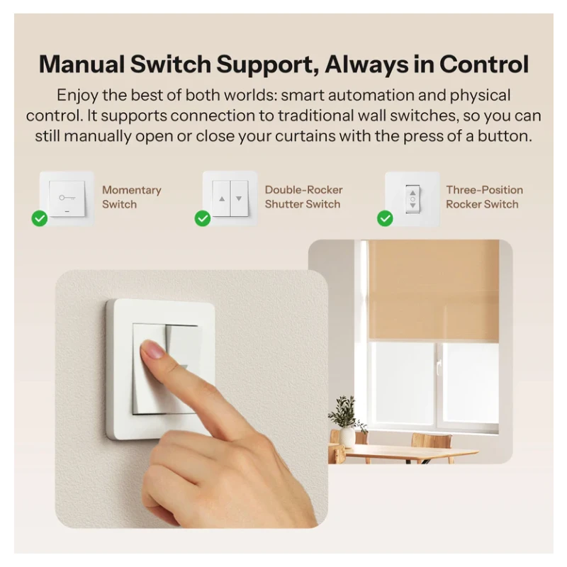 Sonoff - 4x Zigbee Roller Shutter Modules MINI-ZRBS-4-PACK