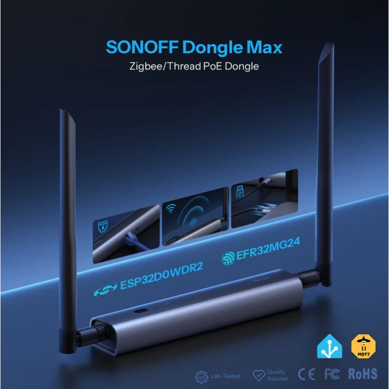 Sonoff - Max Zigbee/Thread Ethernet PoE Dongle-M
