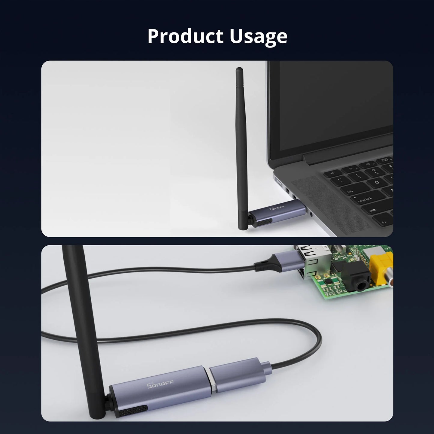 Sonoff - Dongle Zigbee 3.0 EFR32MG24 compatible Zigbee2mqtt (DONGLE-PMG24)