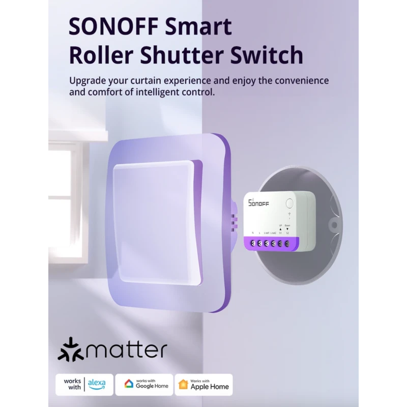 Sonoff - Matter roller shutter module MINI-RBS