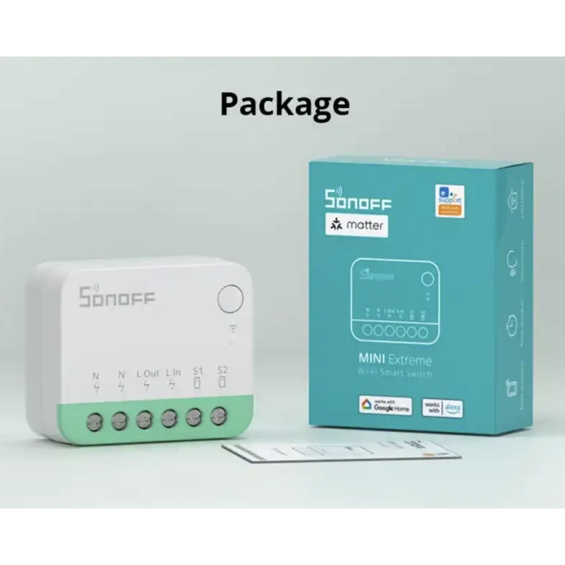 Sonoff - WIFI Matter ON/OFF Smart Switch 10A MINIR4M