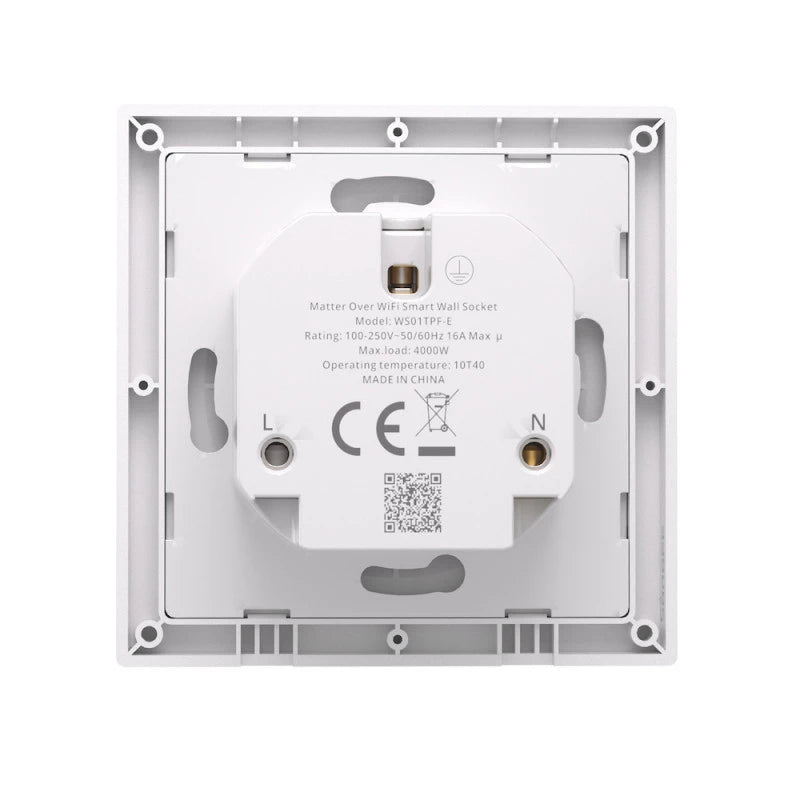 Sonoff - Matter Over Wi-Fi flush-mounted socket, Fusion series, SCHUKO version