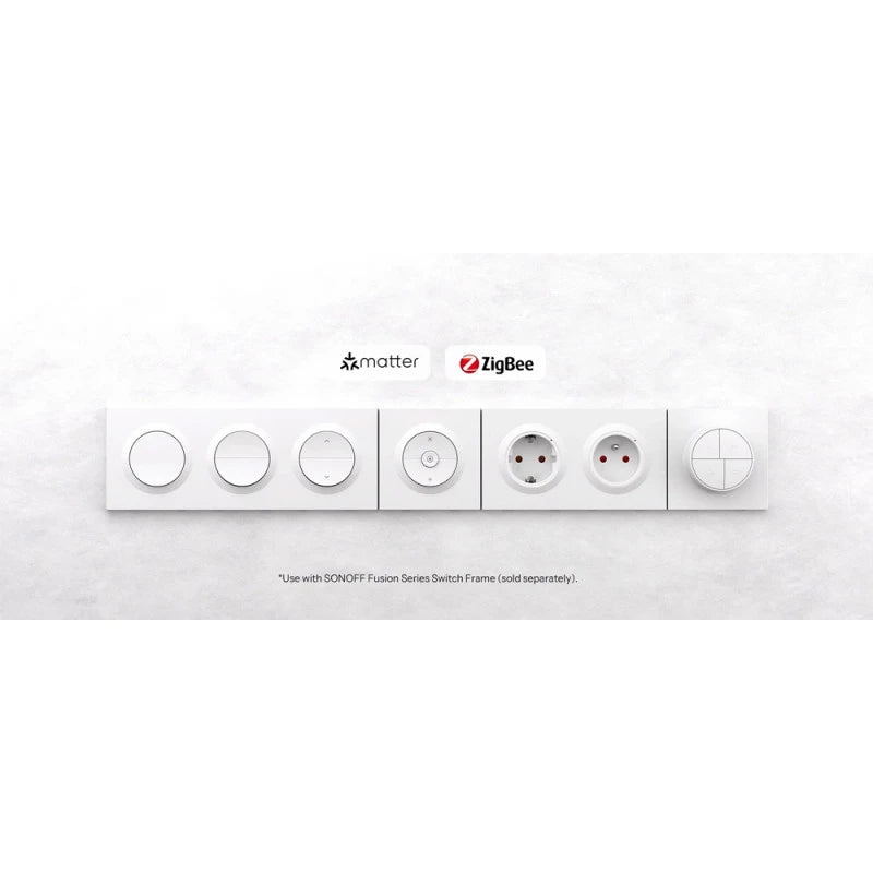 Sonoff - Matter Over Wi-Fi flush-mounted socket, Fusion series, SCHUKO version