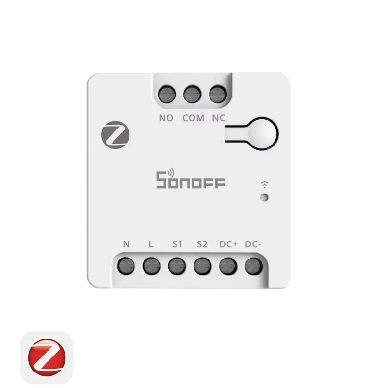 Sonoff MINI-ZBD - Zigbee NO/NC dry contact output module, 12–48 V DC – 230 V AC