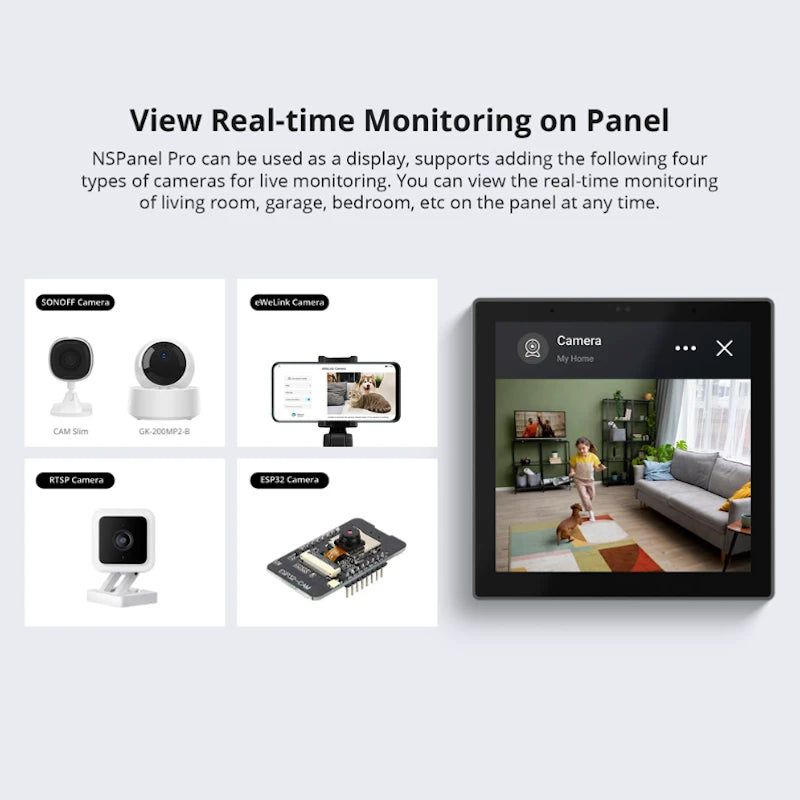 Sonoff - Zigbee 3.0 Smart Scene Wall Switch White NSPanelPRO