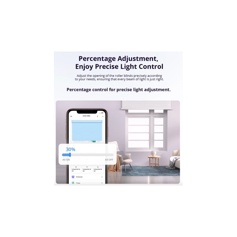 Sonoff - Pack 4x Matter WIFI roller shutter module MINI-RBS