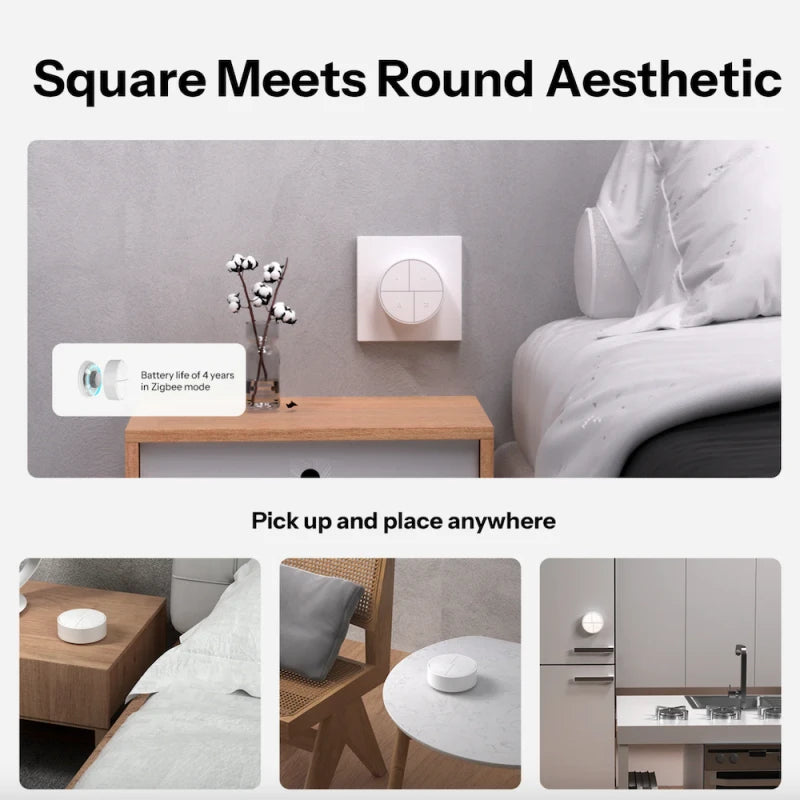 Sonoff - Zigbee remote control / wall switch 4 button SNZB-01M Orb 4-In-1