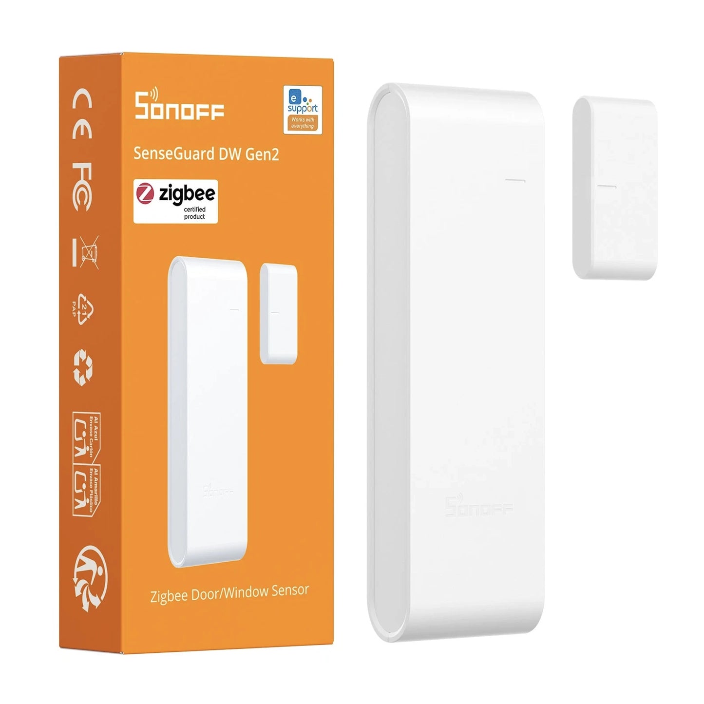 Sonoff SNZB-04PR2 - SenseGuard DW Gen2 Zigbee Door and Window Sensor (Zigbee2Mqtt, Home Assistant, Ewelink)